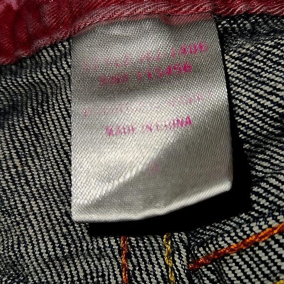 Vintage Medium/Dark Wash Blue Jeans - Picture 10 of 11